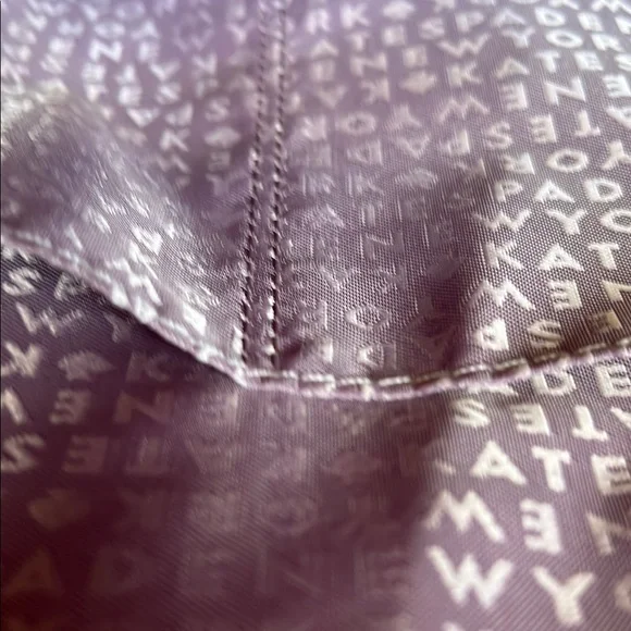 Kate Spate Haven Lane Glitter Striped Tote Lavender - Picture 12 of 15